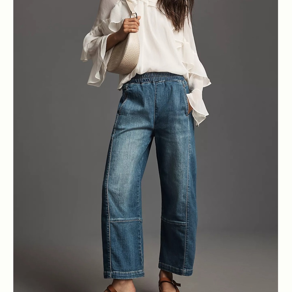 Anthropologie Pilcro barrel jeans